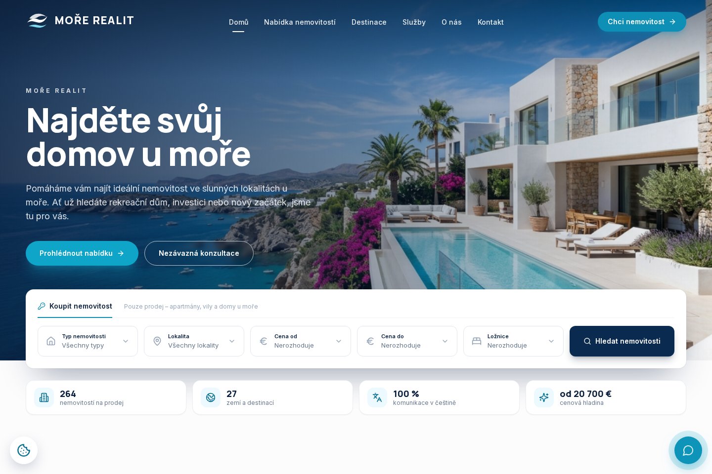 MOŘE REALIT – desktop